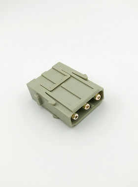 重载连接器3芯螺栓式组合模块HMK-003.1-MF 40A 690V 8KV气电一体