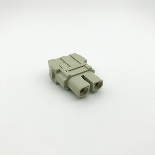 重载连接器气电冷压模块HMK-002-MC/FC 2针公母插芯40A 1000V 8KV