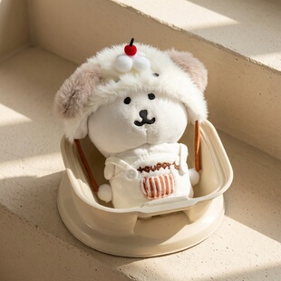 13cm自嘲熊娃衣冬装便宜10cm棉花娃娃娃衣头套服装玩偶公仔衣服