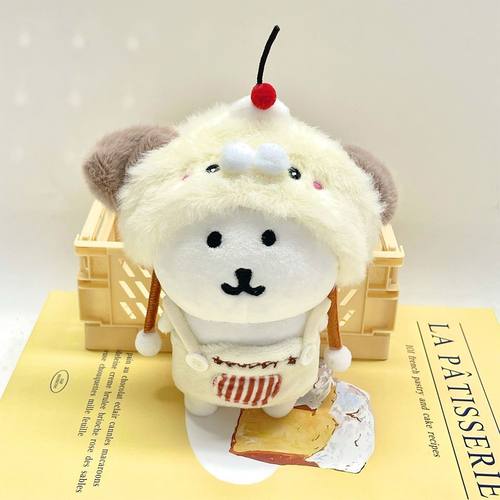 Dimoo新生日记可爱衣服毛绒头套自嘲熊棉花娃娃正常体10cm娃衣