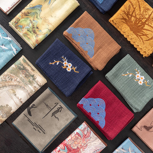 恬静生活茶巾毛绒吸水茶布