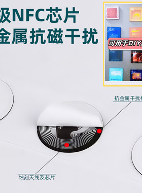 NFC抗金属标签冰箱贴视频音乐墙