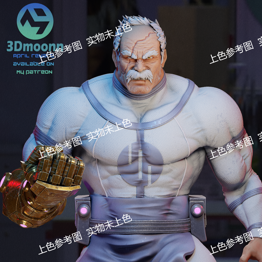 无敌少侠 征服者3D打印模型STL图纸模型素材白模{自动发货}