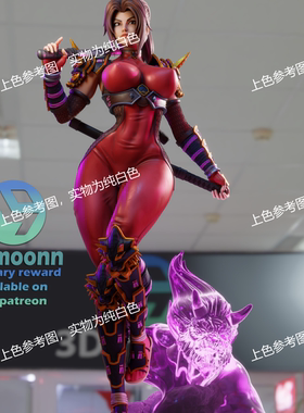 灵魂能力 塔姬双体版3D打印模型STL图纸模型素材白模{自动发货}