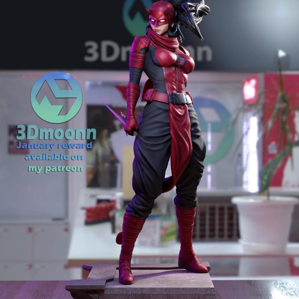 漫威艾丽卡3D打印模型
