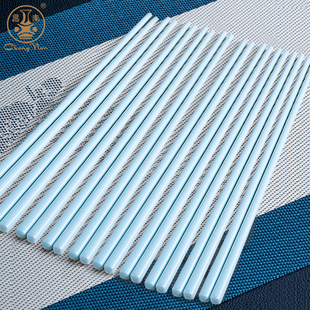 景德镇正品纯陶瓷筷子昌南官方旗舰店影青瓷筷家用食品级防霉快子