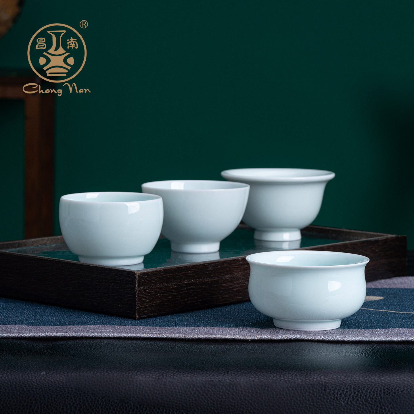昌南陶瓷景德镇影青瓷主人杯个人专用高档功夫小茶杯高端精致单杯