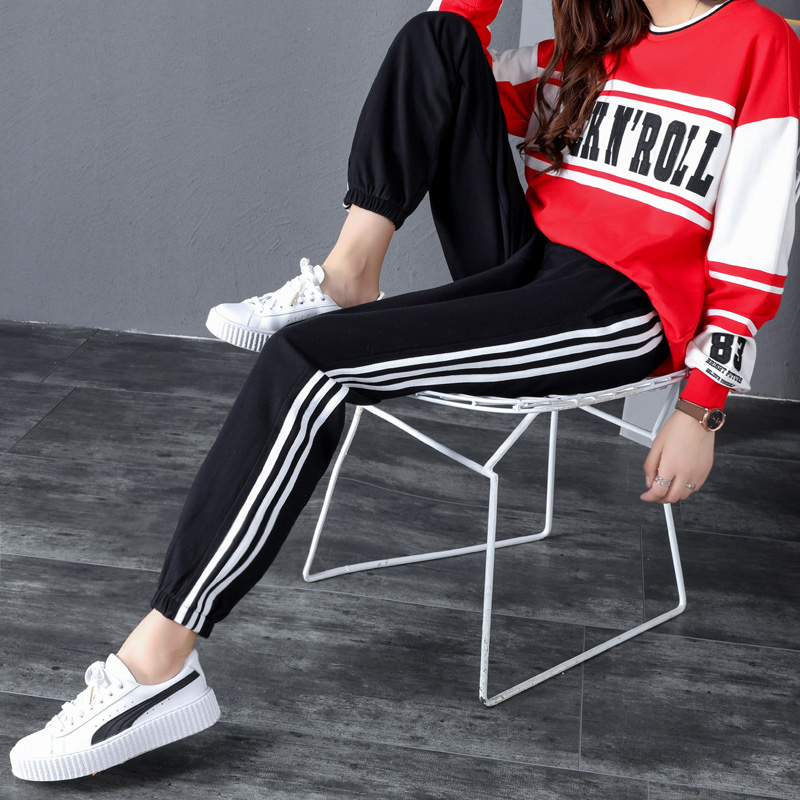 ÀËæÉÔ˶¯¿ãÅ®Çﱡ¿î¸ÛζÐÝÏг¤¿ãÊø½ÅÔ˶¯¿ãÅ®ÏÄѧÉú¿íËÉÏÔÊݺ«°æ