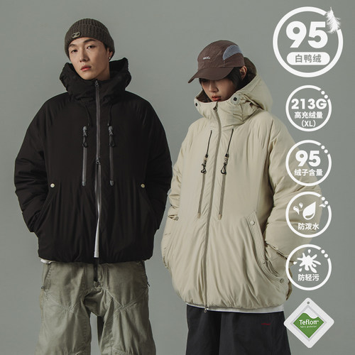 冬季羽绒服男三防Teflon
