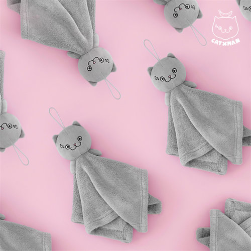 CATXMAN周柏豪猫星侠造型擦手巾