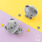 SITTING CATXMAN POSE坐姿造型毛绒公仔 HEADED STYLE 周柏豪 BIG