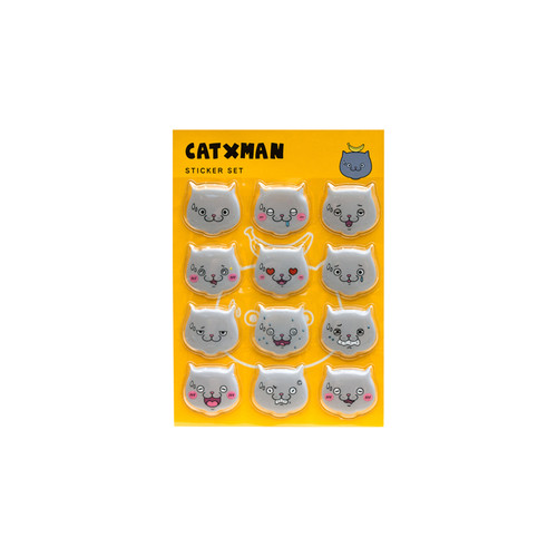 CATXMAN周柏豪猫星侠卡通贴纸