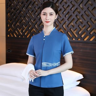 酒店保洁工作服短袖物业阿姨餐厅家政公司清洁员PA宾馆客房保洁服