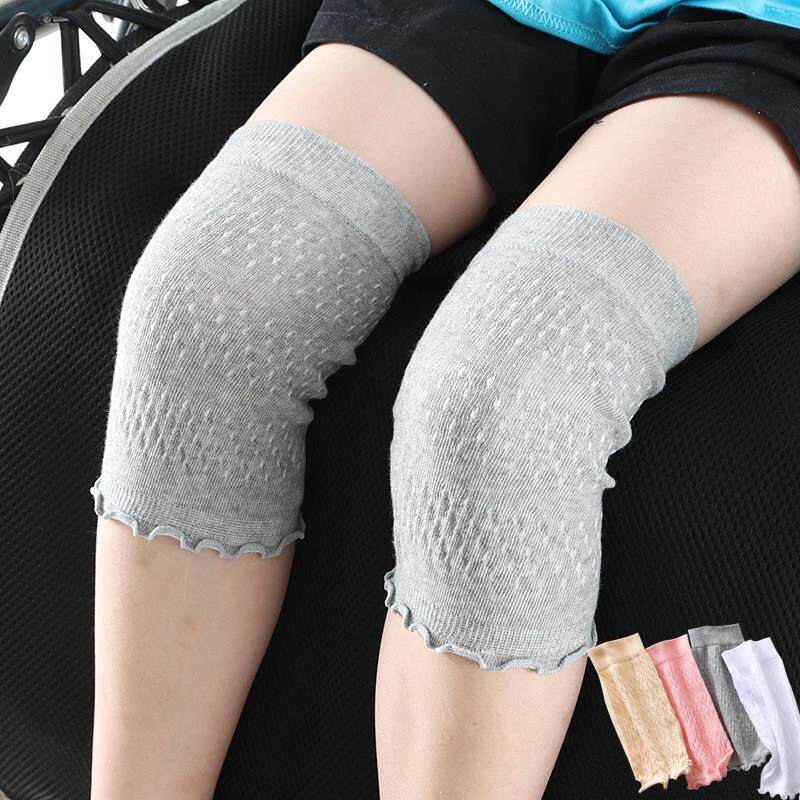 儿童护膝纯棉夏季透气小孩膝盖护套防摔男童女童空调房护膝盖袜套