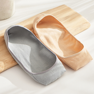 浅口隐形袜不掉跟硅胶防滑单鞋 薄款 女袜子 纯棉船袜女春夏季 高跟鞋