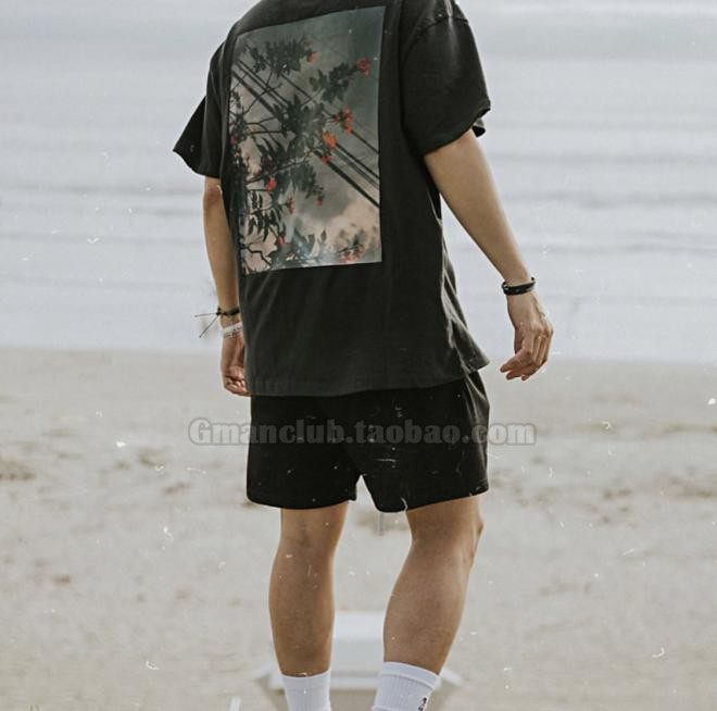 Gman高街 FOG Essentials 第六季复线G验限定宽松花卉短袖TEE恤