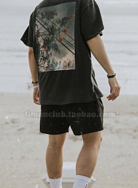 Gman高街 FOG Essentials 第六季复线G验限定宽松花卉短袖TEE恤