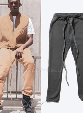 Gman高街 FEAR OF GOD FOG 6th第六季飘带束脚卫裤宽松休闲长裤