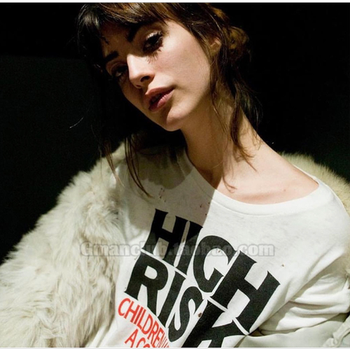 Foti GmanClub ERD忧伤的富二代 HIGH RISK小熊 圆领破洞短袖TEE