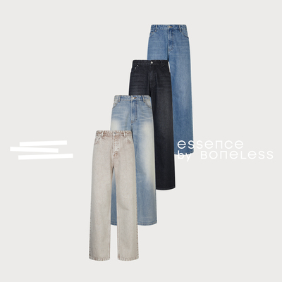 美国康龙水洗素牛牛仔裤cleanfit长裤支线Essence by BONELESS