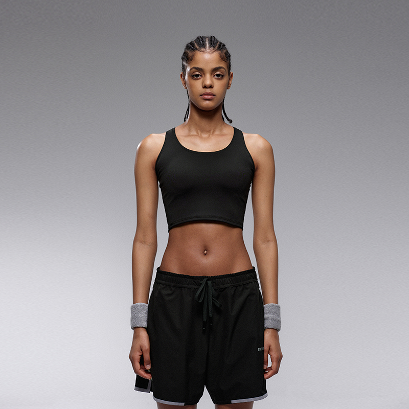 BONELESS运动系列透气带胸垫运动背心修身健身瑜伽内衣训练美背