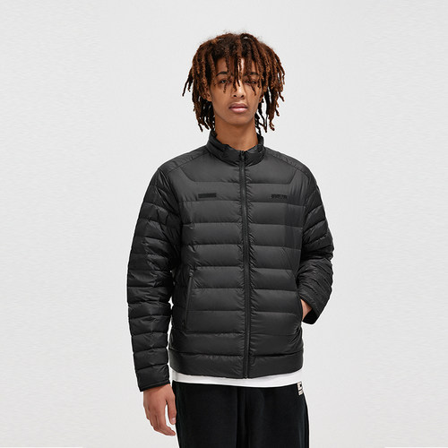 轻薄羽绒服冬季保暖刺绣面包服男