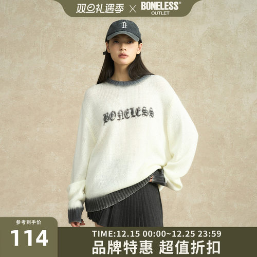 BONELESS喷印哥特套头针