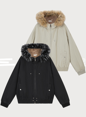 座山雕加绒加厚外套纯棉帆布洗水夹克支线Essence by BONELESS