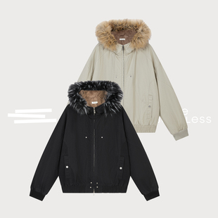 座山雕加绒加厚外套纯棉帆布洗水夹克支线Essence by BONELESS