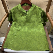 有袖 合集经典 偏襟设计款 国风气质短袖 新中式 满分桑蚕丝香云纱短袖