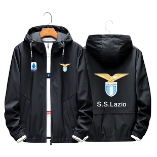 Lazio拉齐奥足球俱乐部意甲运动训练助威应援秋冬三合一男冲锋衣
