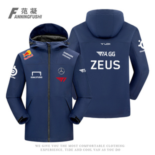 T1战队2026赛季新LOL队服韩国潮牌联盟ID版S14出征服FAKER冲锋衣