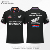 翻领 男骑行服爱好者T恤上衣服夏季 cbr1000rr摩托车短袖 POLO衫