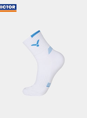 VICTOR/威克多羽毛球袜中筒运动袜 SK1001