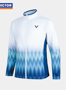 VICTOR/威克多官方秋季羽毛球训练系列针织运动外套 J-55603