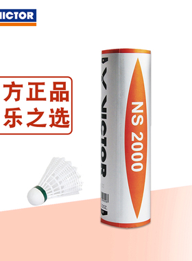 VICTOR/威克多尼龙球耐打稳定初学训练 6只装 NS2000