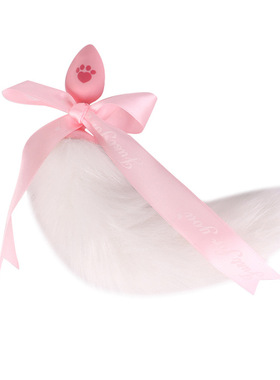 【Save Me】蝴蝶结硅胶尾巴cosplay道具男女用小狗尾巴插件新手