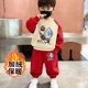 男童秋冬奥特曼衣服加绒套装 儿童两件套卫衣裤 2025洋气长袖 新款