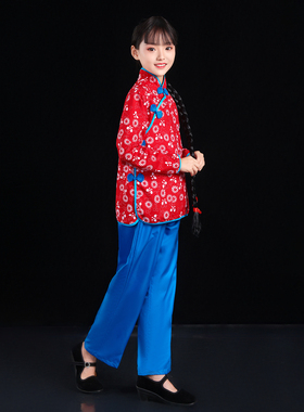 京剧样板戏红灯记李铁梅演出服装李奶奶李玉和红色梅花全场话剧服
