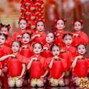 日灯笼服装 中国结演出服福气要来到舞蹈服元 旦喜庆表演服红红 元