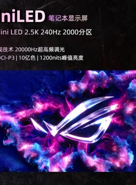 ROG枪神 ROG全系miniled屏 ACR抗反射 ROG星云屏 NE160QDM-NM8