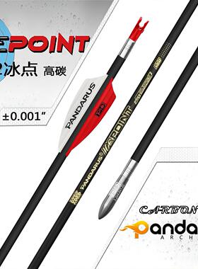 PANDARUS潘神碳箭 内径3.2mm冰点射准箭 高碳箭 竞技箭支