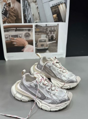 欧洲站IDO鞋子女2026春新款厚底擦色做旧老爹鞋女时尚百搭休闲鞋