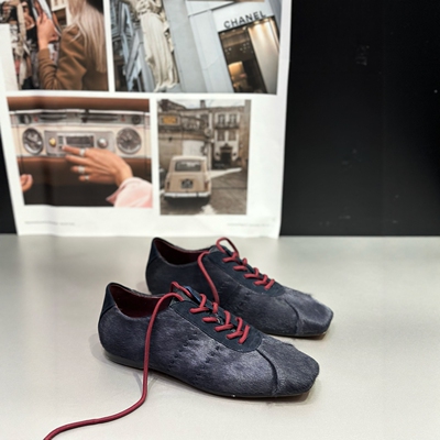 IDO2新秋款真皮时尚百搭德训鞋