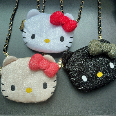 九猫王斜挎包猫咪包小卡通