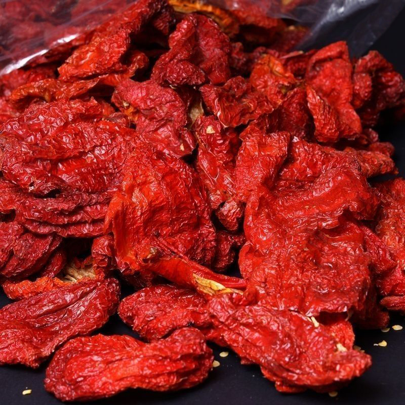 新疆四平头干辣椒自然晾晒无把