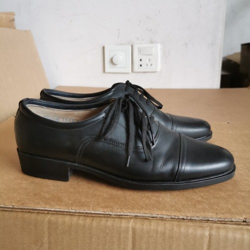 库存二手01皮鞋3514库存系带低帮上线底男士三接头皮鞋老式单鞋