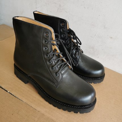 5302库存老式飞行靴男真皮短筒马丁靴圆头工装靴短腰皮靴春秋单靴