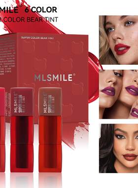 MLSMILE跨境3支泰迪唇彩持久不粘杯唇釉super stay lip gloss
