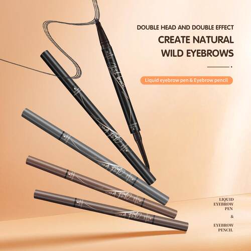 Double-ended eyebrow pencil四叉头液体双头眉笔纤细持妆不晕染